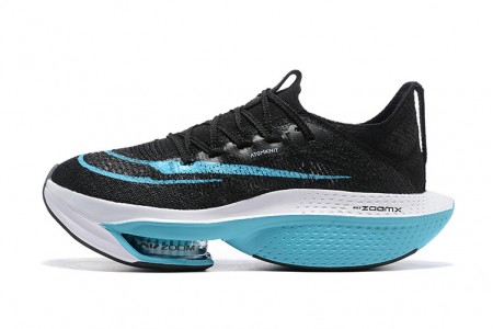 Cheap Womens/Mens Air Zoom Alphafly Next 2 Black and Blue Sneakers 