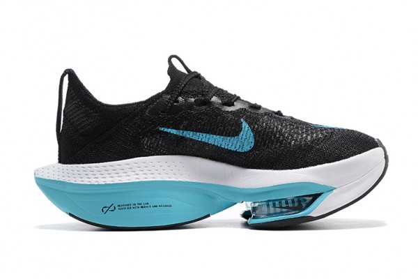 Cheap Womens/Mens Air Zoom Alphafly Next 2 Black and Blue Sneakers 