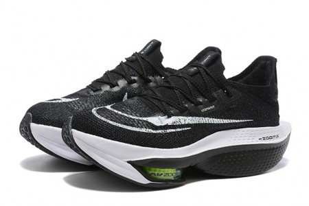 Cheap Womens/Mens Air Zoom Alphafly Next 2 Black and White Sneakers 