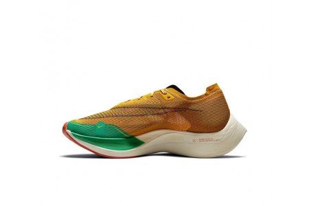 Cheap Mens ZoomX VaporFly NEXT Yellow Green Sneakers 