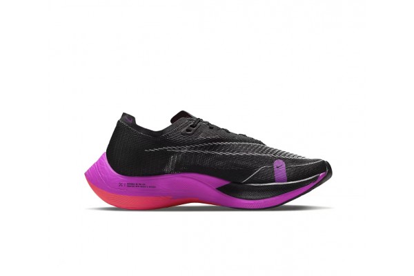 Cheap Womens/Mens ZoomX VaporFly NEXT Black Purple Sneakers 