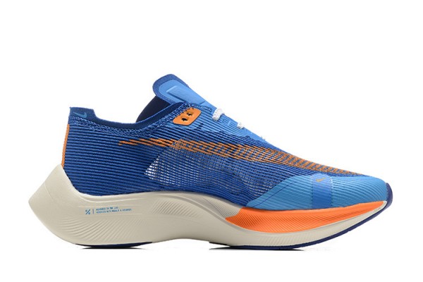 Cheap Womens/Mens ZoomX VaporFly NEXT Blue Orange Sneakers 