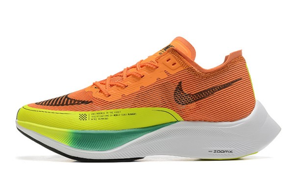 Cheap Womens/Mens ZoomX VaporFly NEXT Orange White Sneakers 