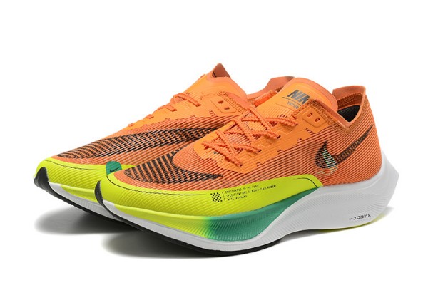 Cheap Womens/Mens ZoomX VaporFly NEXT Orange White Sneakers 