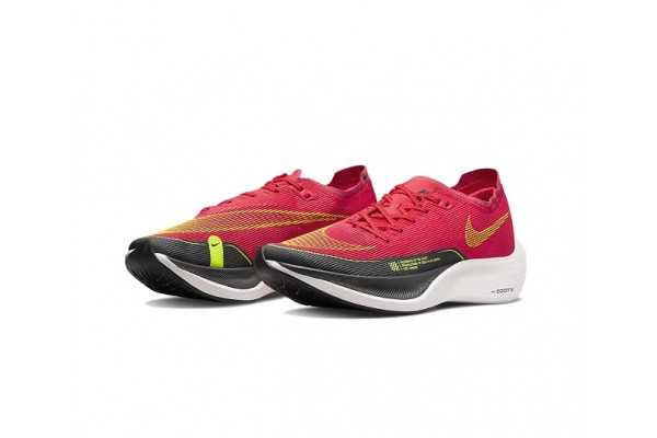 Cheap Womens/Mens ZoomX VaporFly NEXT Red Black Sneakers 