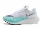 Cheap Womens/Mens ZoomX VaporFly NEXT White Blue Sneakers 