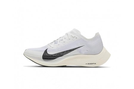 Cheap Womens/Mens ZoomX VaporFly NEXT White Grey Sneakers 