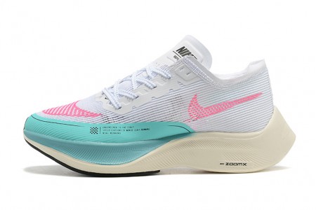 Cheap Womens/Mens ZoomX VaporFly NEXT White Pink Sneakers 