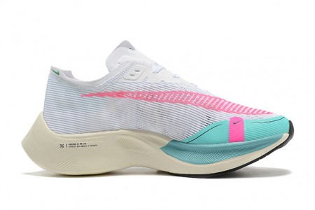 Cheap Womens/Mens ZoomX VaporFly NEXT White Pink Sneakers 