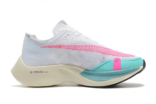 Cheap Womens/Mens ZoomX VaporFly NEXT White Pink Sneakers 