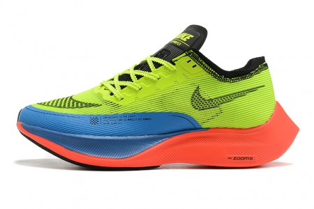 Cheap Womens/Mens ZoomX VaporFly NEXT Yellow Blue Sneakers 