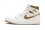 Nike Air Jordan 1 High Womens Metallic Gold FD2596-107 Shoes