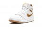 Nike Air Jordan 1 High Womens Metallic Gold FD2596-107 Shoes